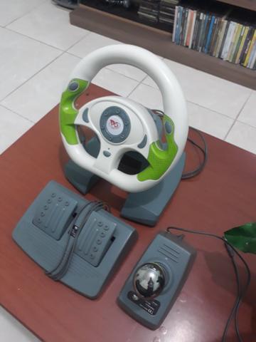 Volante pedal e marcha do xbox 360