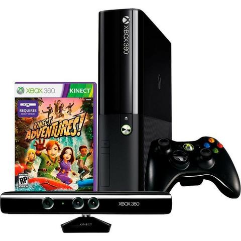 Xbox 360 + Kinect Novo, aceito troca e cartão