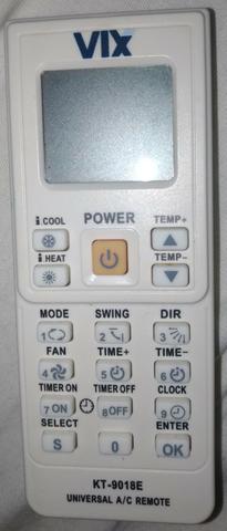 Controle Universal Ar Condicionado KT-E