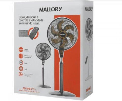 Ventilador mallory com controle remoto aceito cartão sem