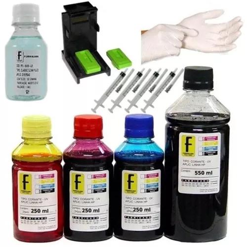 1350ml Kit Tinta Recarga Cartuchos Impressora Hp 662 664 901