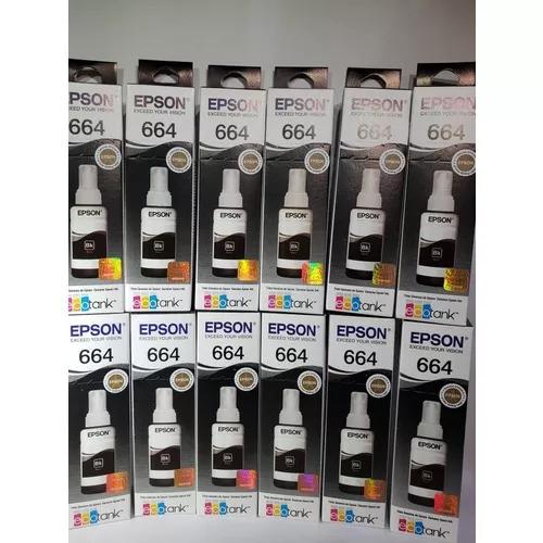 Kit 20 Tintas Black Epson T664 Original L220 L395 L375 L380