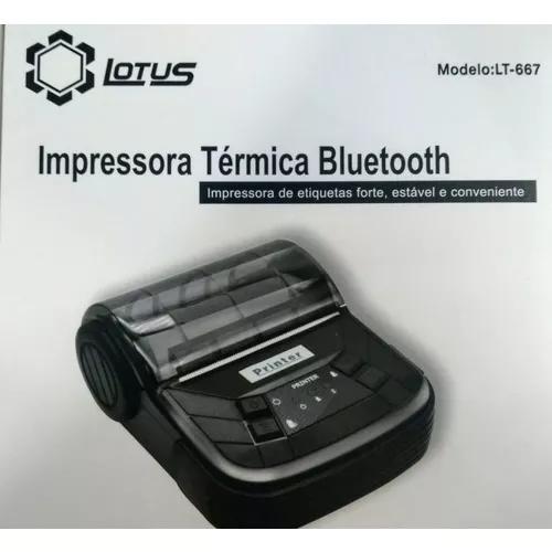 Kit Com 12 - Mini Impressora Bluetooth Termica 80mm Android