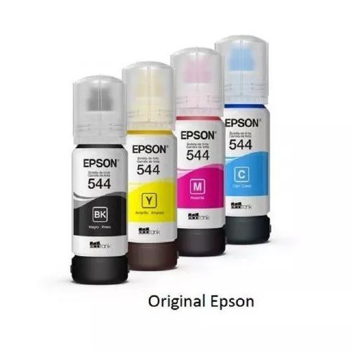 Kit Refil Epson C/ 04 Coresl3110 L3150 L5190 T544 K M Y C