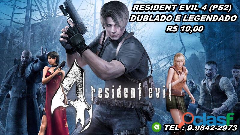 Resident evil 4 dublado e legendado (PS2)