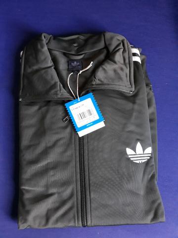 Baixou! Jaqueta Adidas tam. GG verde musgo nova, linda,