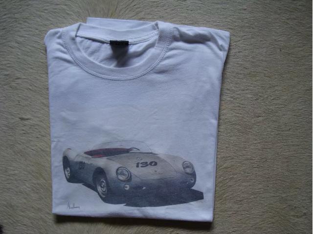Camiseta T-shirt C/ Estampa do Porsche Spyder 550 (James