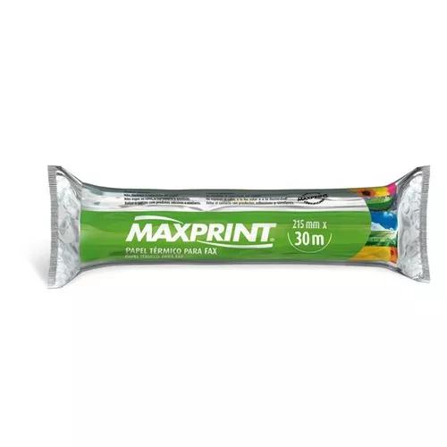 Caixa De Bobina De Fax Maxprint 215mm X 30 Metros