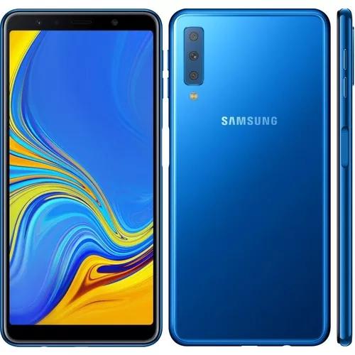 Celular Samsung Galaxy A7 128gb/4gb 2018 Azul C/capinha
