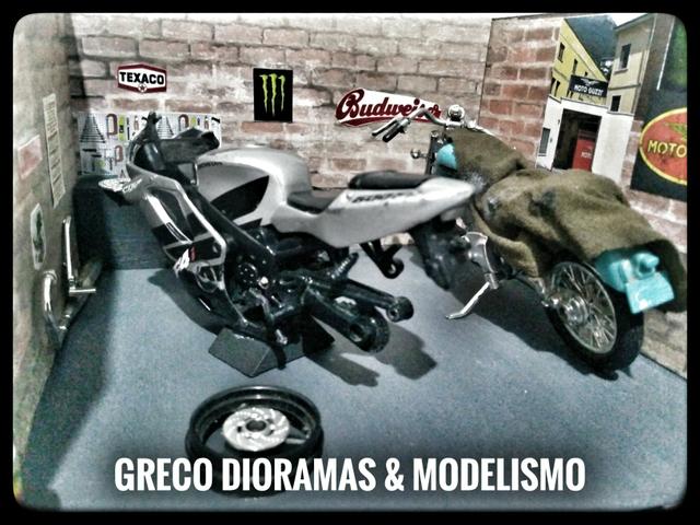 Diorama - "Garagem Honda Motos"