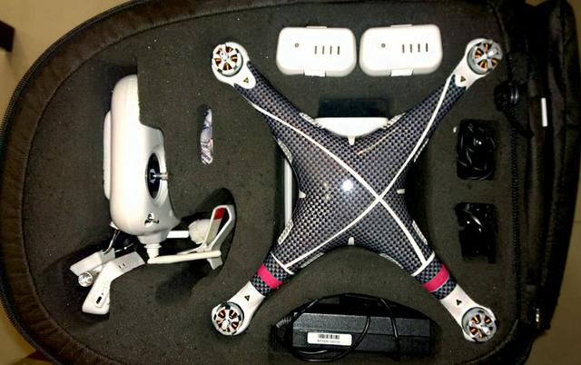 Drone Phanton 2 Vision Plus Completo + Case E Acessórios