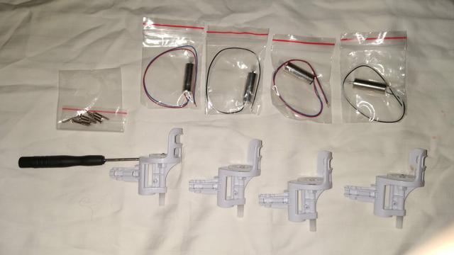 Kit motor e suporte Drone Syma, X5 e similares