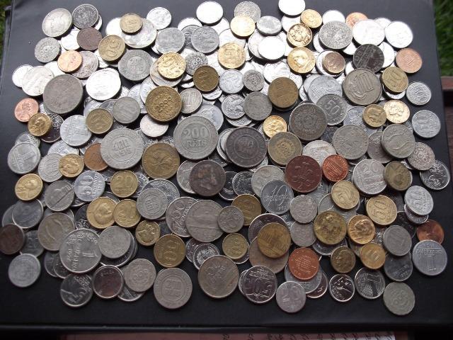 (L2) lote com 300 moedas variadas