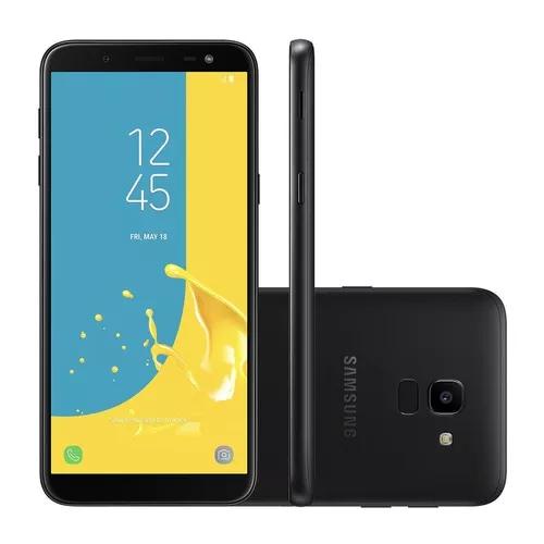 Samsung Galaxy J6 Preto 32gb Novo, Com Nota E Garantia