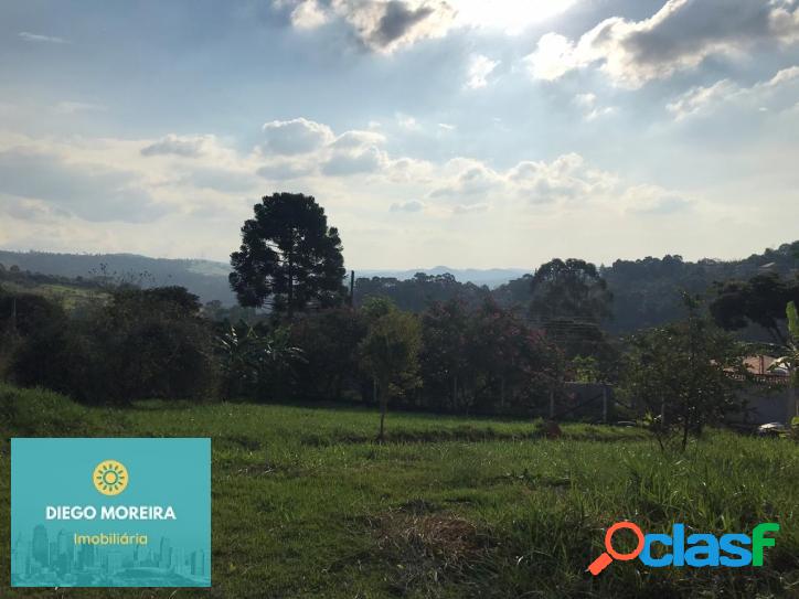 Terreno em Terra Preta com platô pronto e vista panorâmica