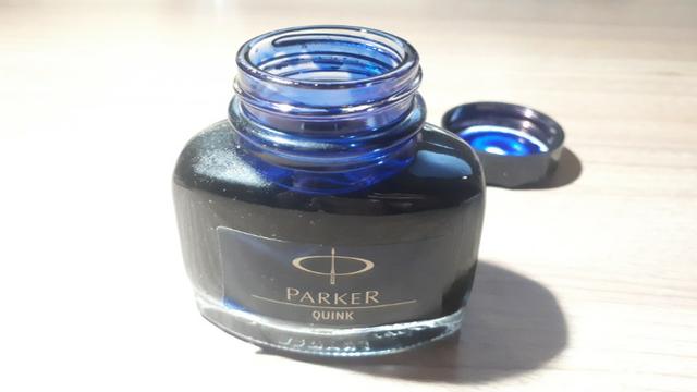 Tinta para caneta tinteiro Parker Azul escuro