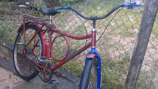 Bicicleta barra forte