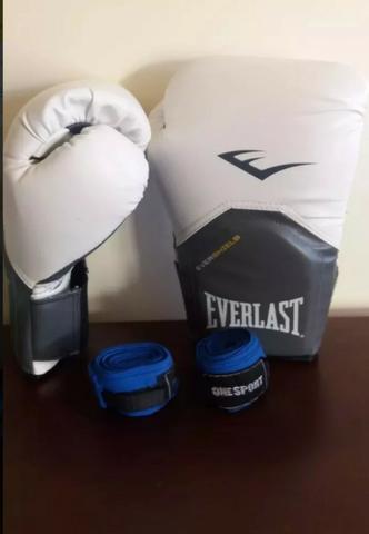 Boxe Everlast + Bandagem One Sport