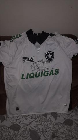 Camisa do Botafogo. Autografada pelo Mendonça. Produto
