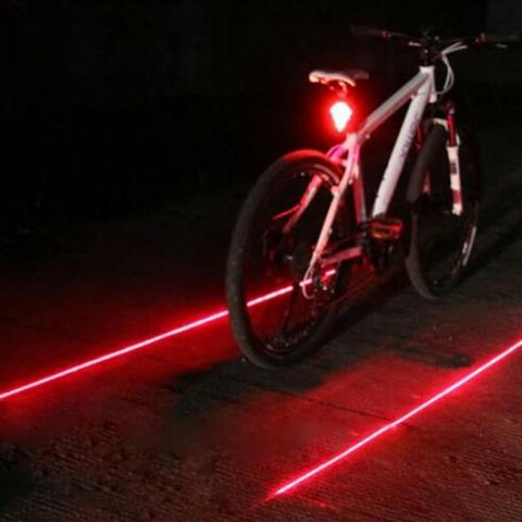 Lanterna Laser Bike Led com Ciclovia Virtual em promoção