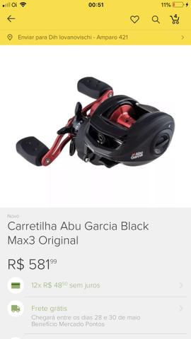 Vendo carretilha abu Garcia black max