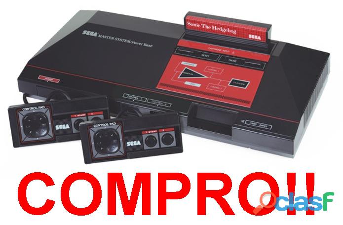 Compro Sega Master System, TecToy, jogos fitas cartuchos