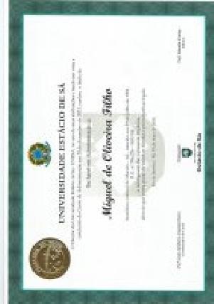 Diploma Superior Graduação Licenciatura Rápido