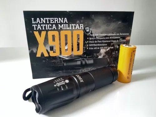 Lanterna X900 Profissional Camping Trilha