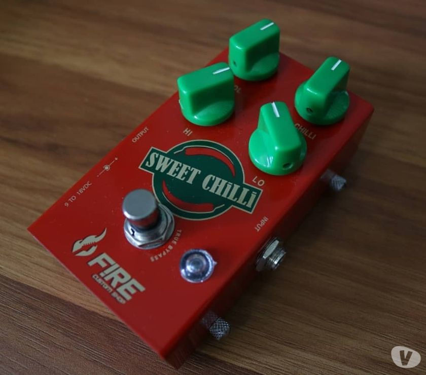 Pedal Fire Sweet Chilli Fte Grátis Drive Distortion Custom