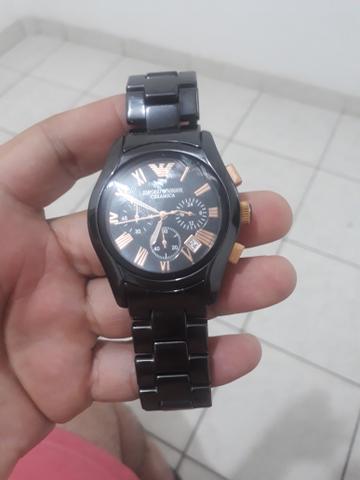 Lindo relógio EMPÓRIO ARMANI ORIGINAL! TODO NA CERÂMICA