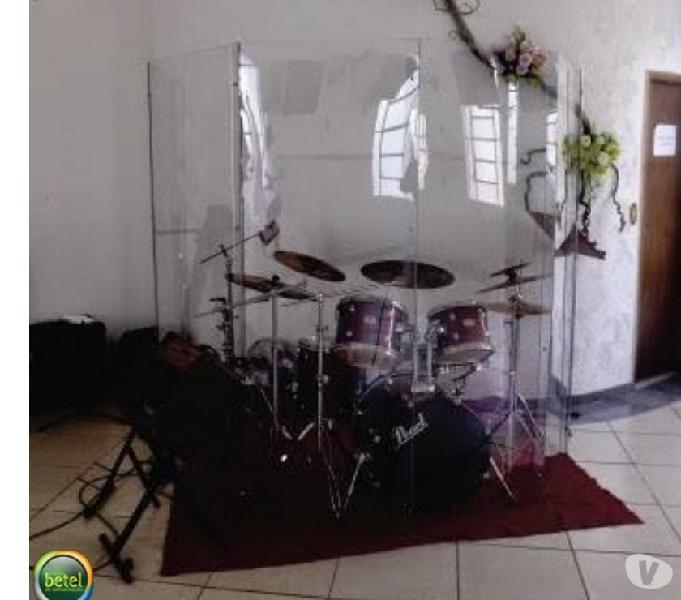 abafador acústico de bateria para igrejas e capelas