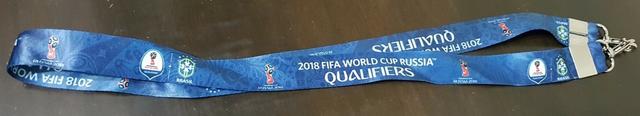 Cordão Crachá Oficial FIFA eliminatórias Copa do Mundo