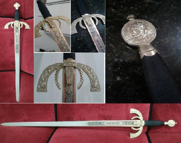 Espada Medieval Espanha Antiguidade e Decoração Para