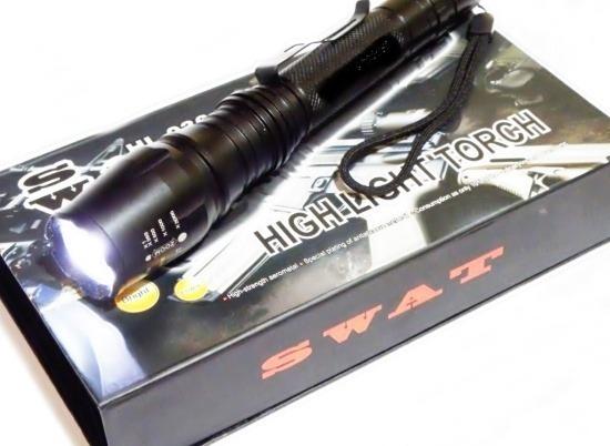 Lanterna Tática Swat  Lumens com Led T6 o mais