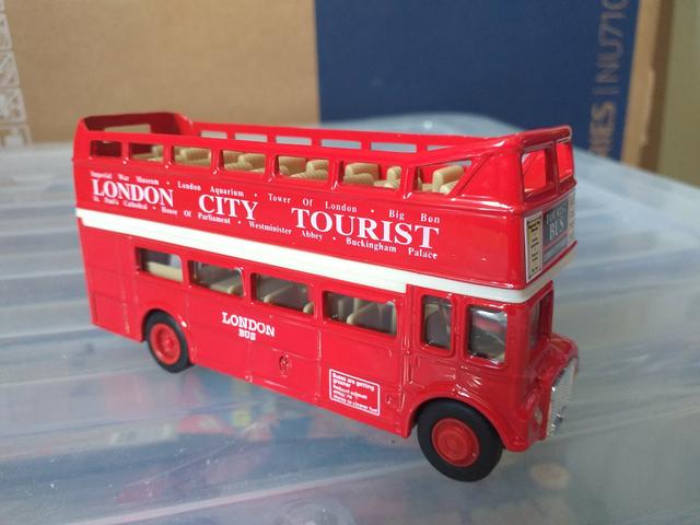 Miniatura ônibus de londres