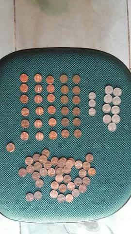 Moedas antiga /83 moedas (vendo ou troco)