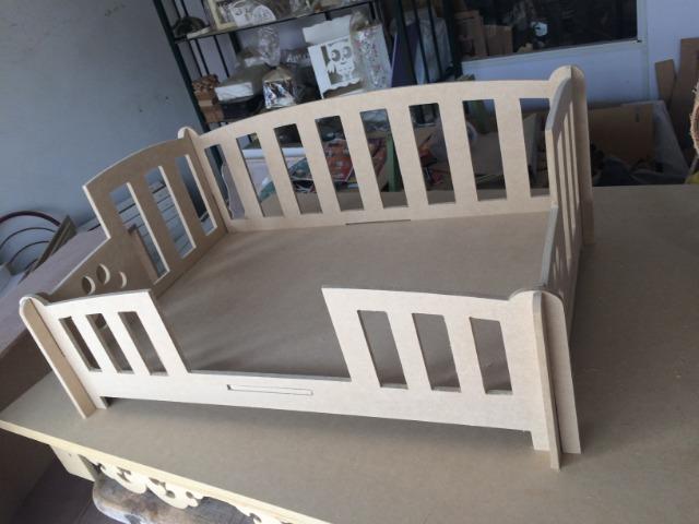 Cama para cachorro mdf cru