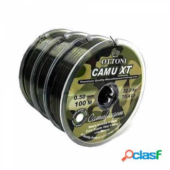 Kit 300m Linha Monofilamento Camu XT 0,50mm