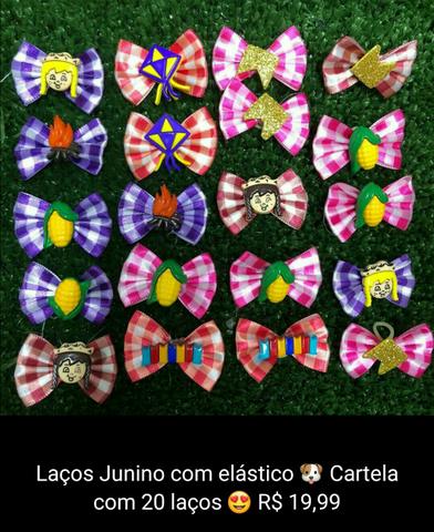 Pet estiloso Junino (gravatas/laços)