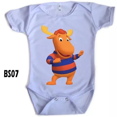 Roupa De Criança Body Manga Curta Estampas Backyardigans