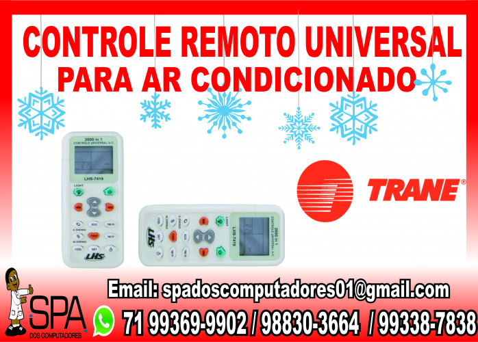 Controle Remoto Universal para Ar Condicionado Trane em