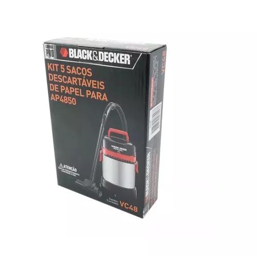 5 Sacos Descartáveis Para Aspirador Ap4850 Black+decker