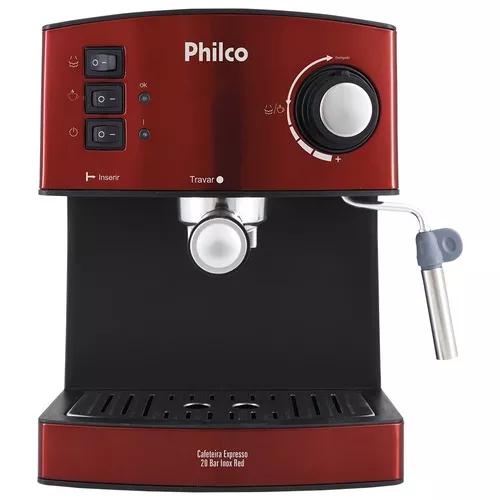 Cafeteira Philco Expresso 20 Bar Inox Red 127v