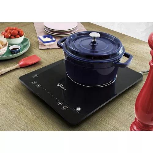 Cooktop Fischer 1q Por Indução Portátil Vitrocerâmica -