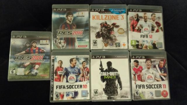 Games Jogos de PS3 - FIFA, PES, Call of Duty MW3, Killzone 3