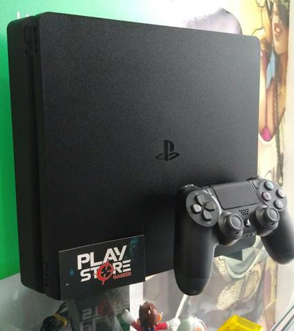 PlayStation 4 Slim 500gb, com 1 jogo de brinde + GARANTIA