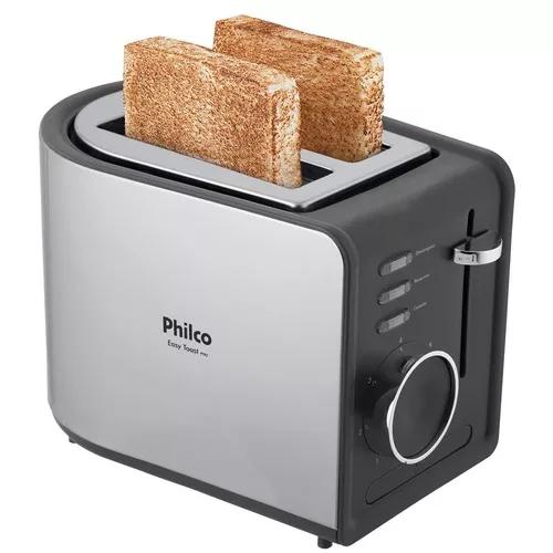 Torradeira Philco Easy Toast Inox 110v