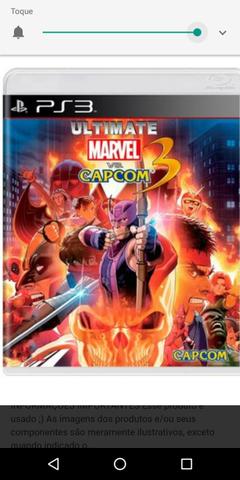 Vendo jogo Marvel Capcom ultimato ps3