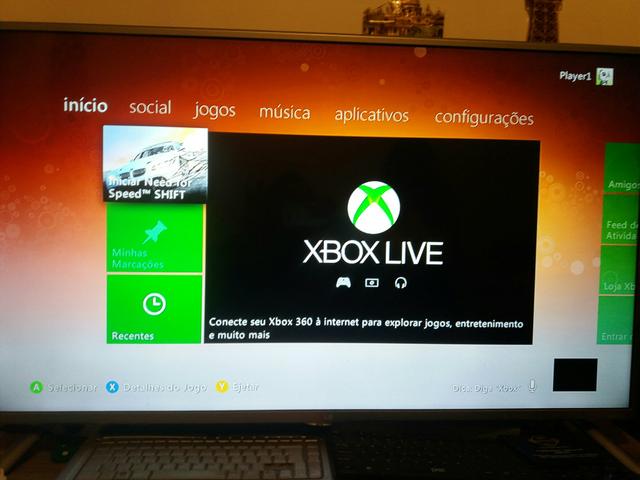 Vendo xbox 360 slin destravado 50 jogos