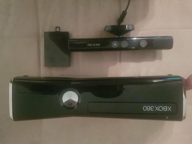 Xbox 360 Black piano c/ Kinect